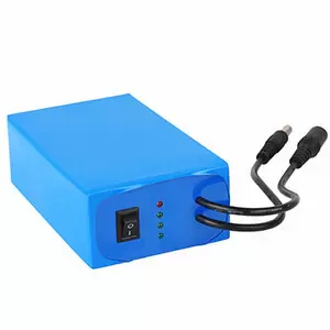 แบตเตอรี่ 12V 18650 พร้อมไฟ LED แสดงสถานะ