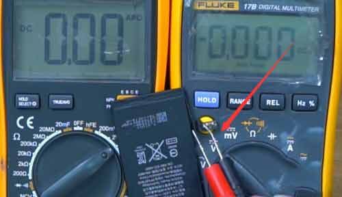 How to Use a Multimeter to Test Mobile Phone Battery Voltage Identify Probe Polarity - How to Use a Multimeter to Test Mobile Phone Battery Voltage