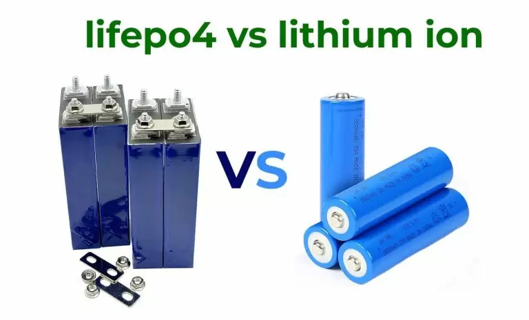 คู่มือแบตเตอรี่ปี 2025: ความแตกต่าง 7 ประการระหว่าง Li-ion และ LiFePO4 Li-ion เทียบกับ LiFePO4 768x465 - คู่มือแบตเตอรี่ปี 2025: ความแตกต่าง 7 ประการระหว่าง Li-ion กับ LiFePO4