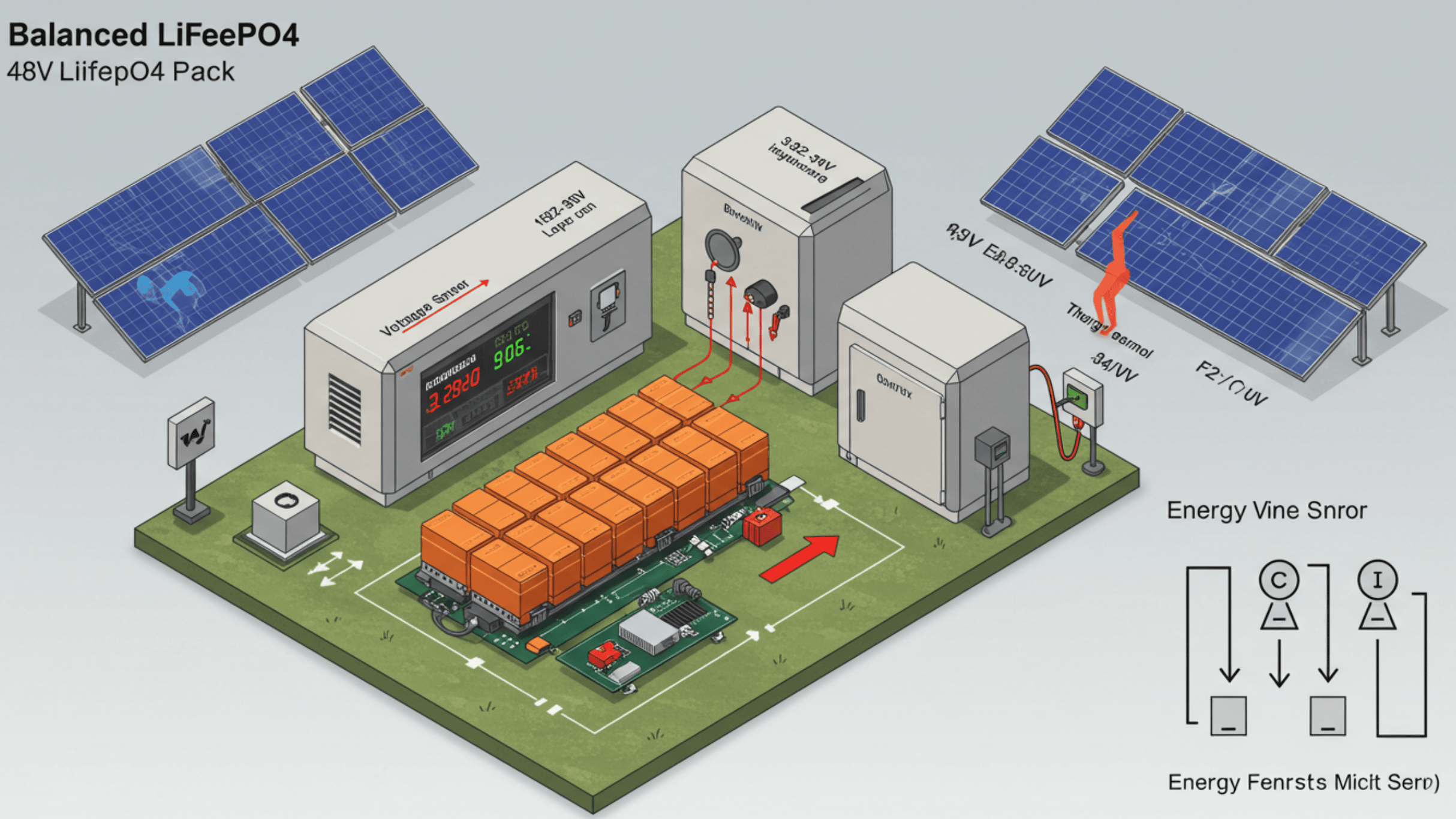 LiFePO4 Cell Balancing: Maximizing Performance and Safety LiFePO4 balancing in solar storage application - LiFePO4 Cell Balancing: Maximizing Performance and Safety