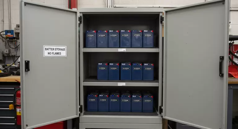 Güvenilirlik ve Emniyet İçin Li-ion Piller Nasıl Saklanır Lityum iyon pil paketleri 768x419'da saklandı - Güvenilirlik ve Güvenlik için Li-ion Piller Nasıl Saklanır