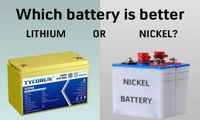 Lithium Ion Battery VS Nickel Cadmium Battery Lithium Ion Battery VS Nickel Cadmium Battery